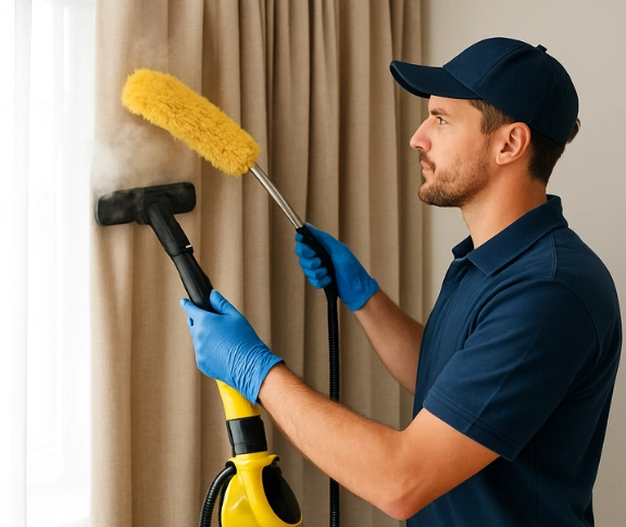 Trusted residential curtain cleaning technician Matty Curtain Cleaning eastlakes-nsw QLD