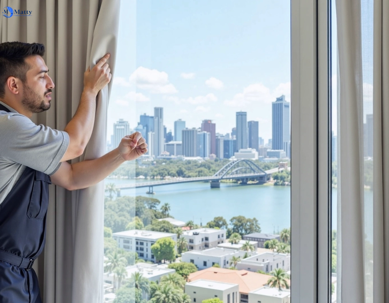 Professional curtain steam cleaning service eastlakes-nsw QLD by Matty Curtain Cleaning